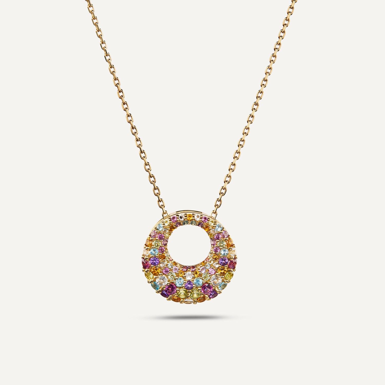 Collier Edelstein ca. 1,72 ct Gelbgold