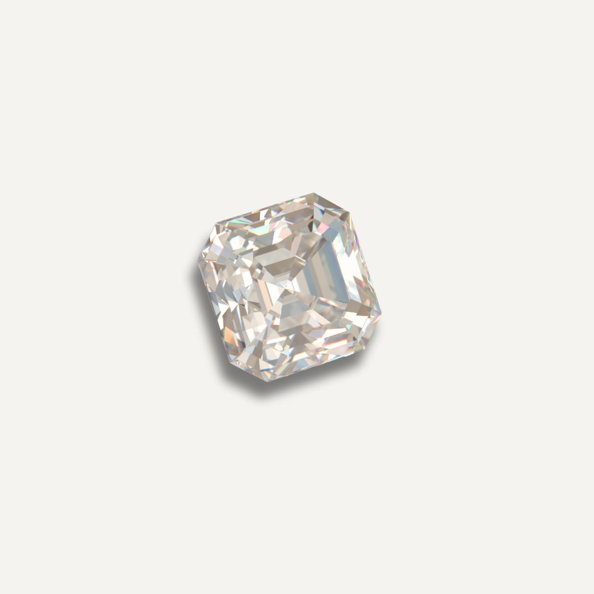 Quadratischer, weißer Diamant;