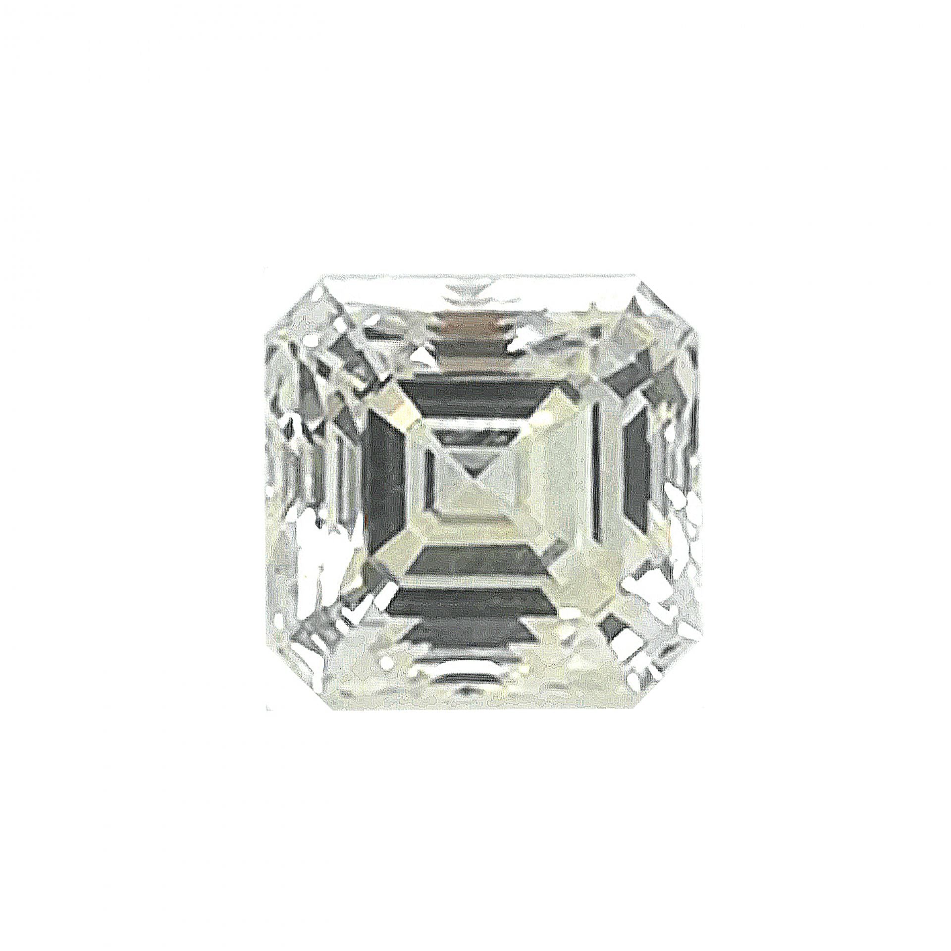 Quadratischer, weißer Diamant;