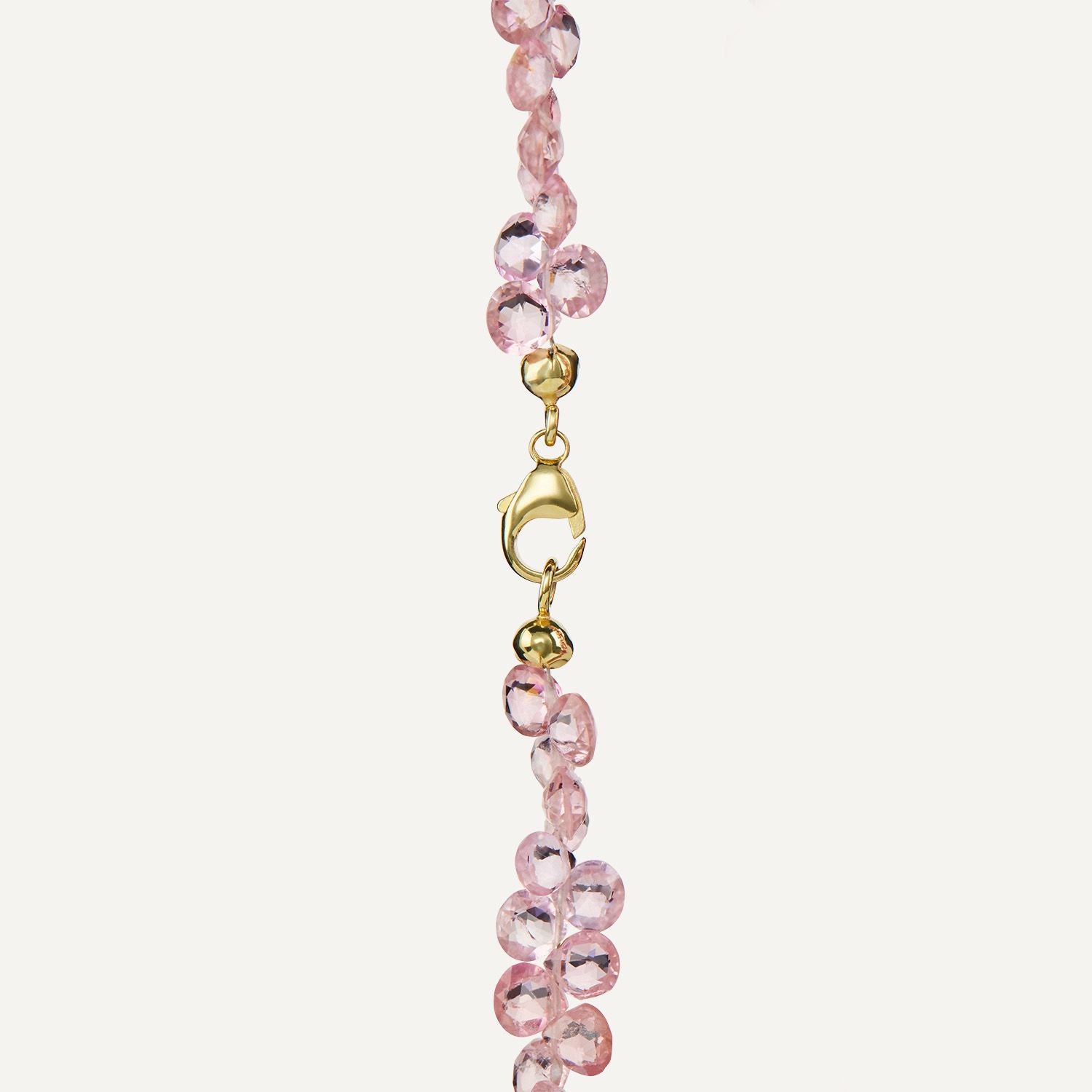 Collier Turmalin ca. 80,00 ct Gelbgold