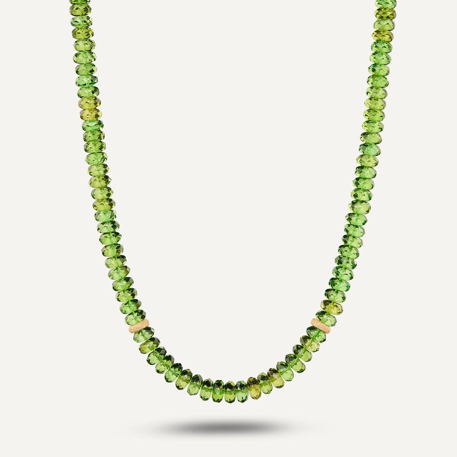 Collier Bernstein ca. 125,00 ct Gelbgold