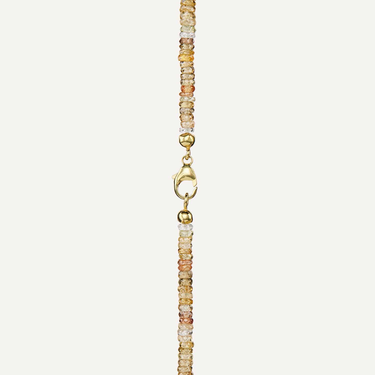 Collier Zirkon ca. 143,00 ct Gelbgold