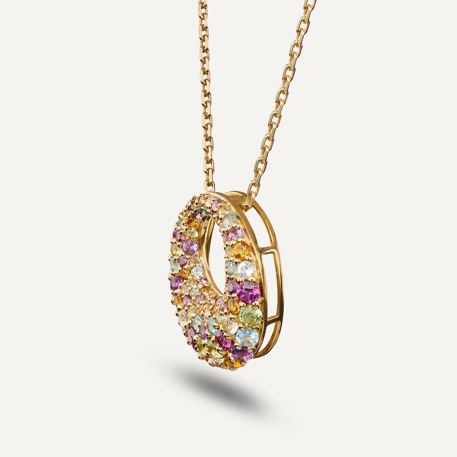 Collier Edelstein ca. 1,72 ct Gelbgold