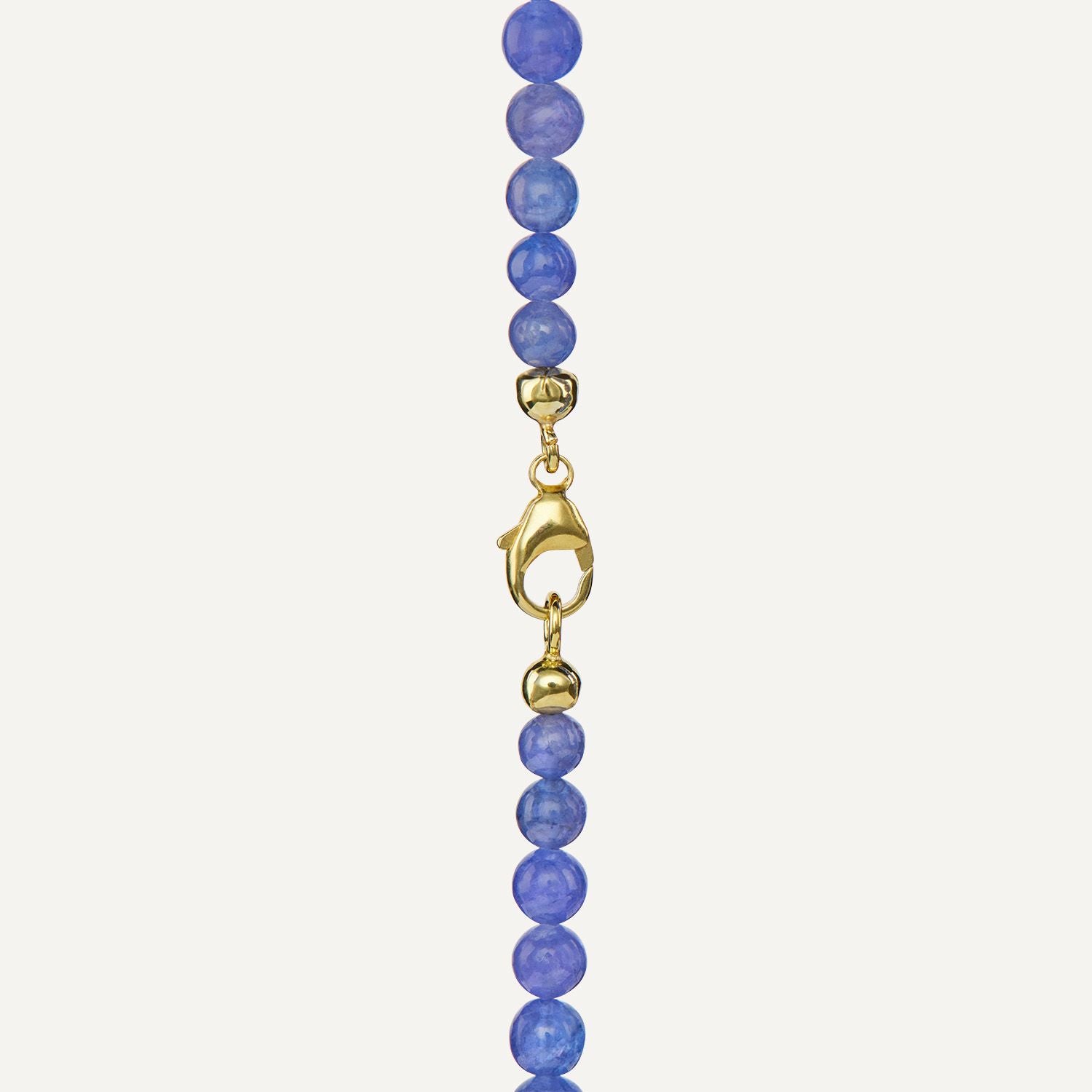 Collier Tansanit ca. 185,00 ct Gelbgold