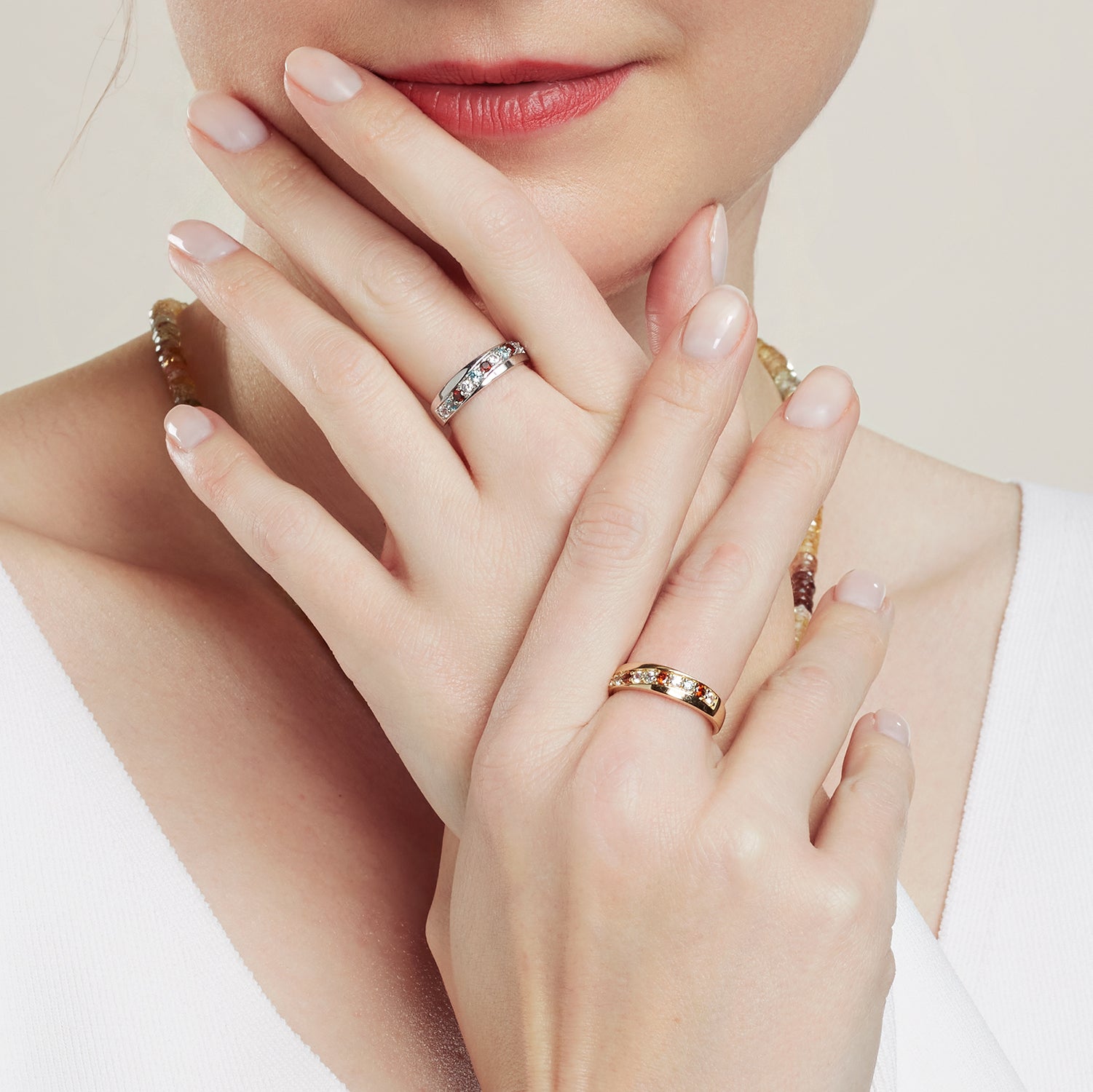 Ring Zirkon ca. 0,55 ct Gelbgold