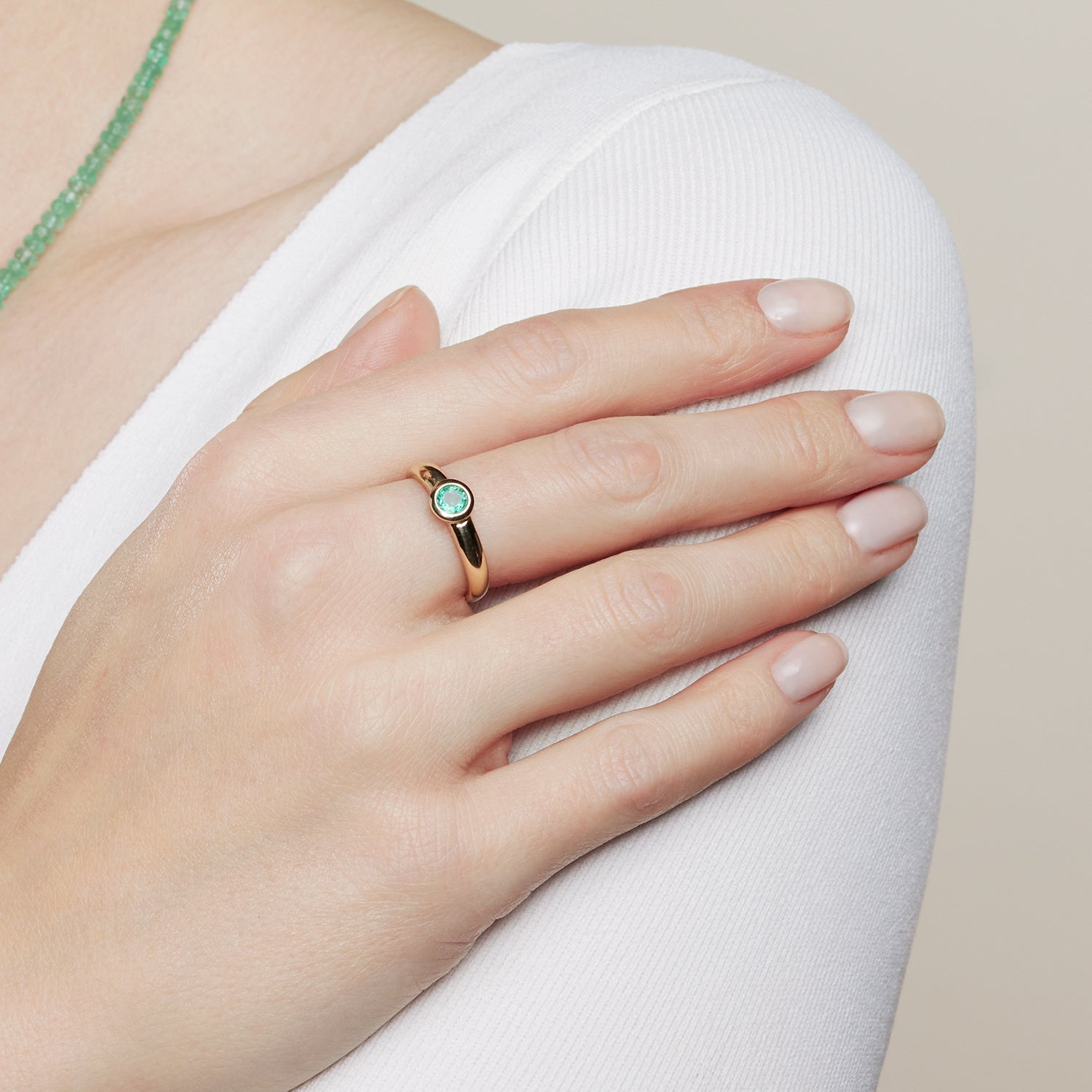 Ring Smaragd ca. 3,00 ct Gelbgold