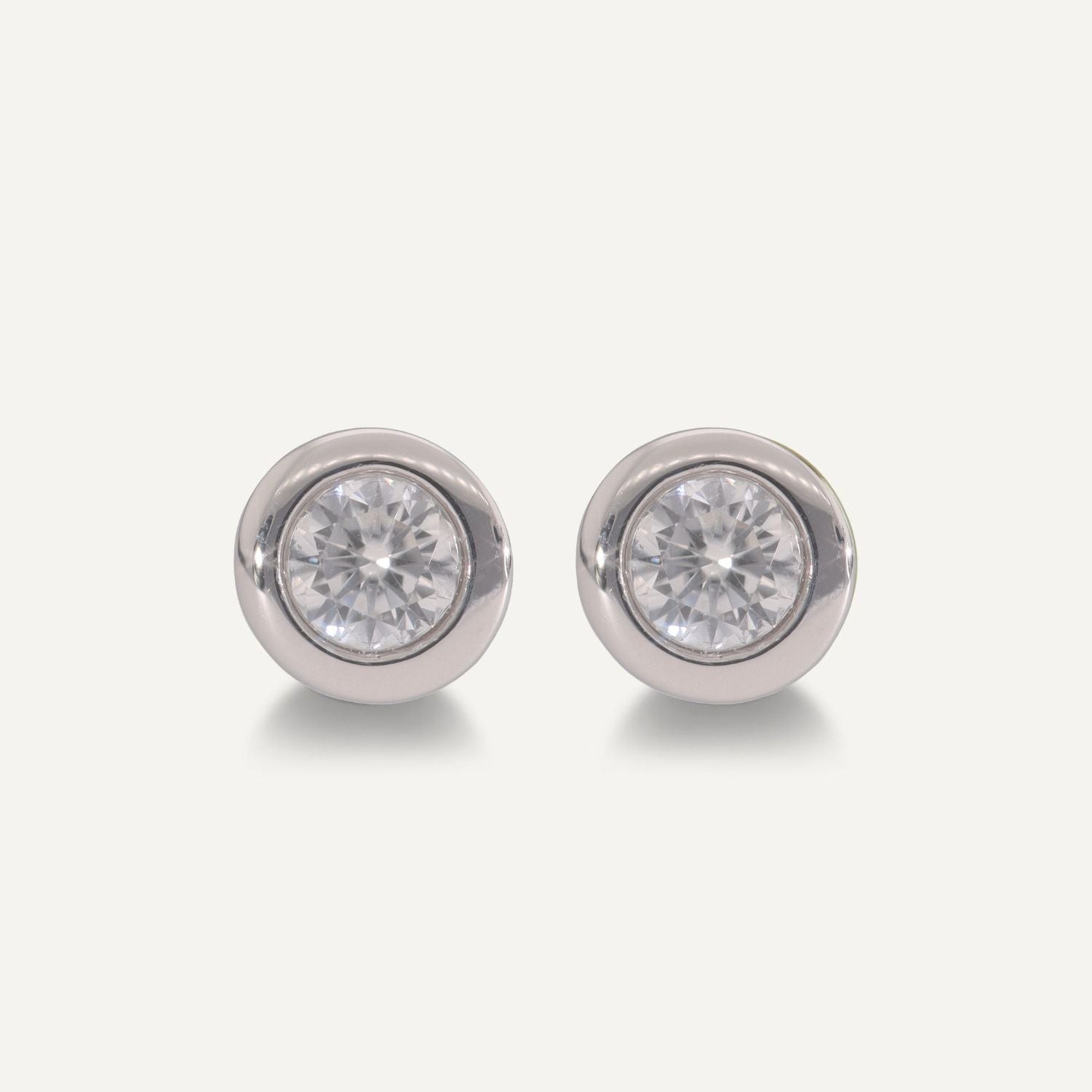 Ohrstecker Zirkon ca. 0,80 ct Silber