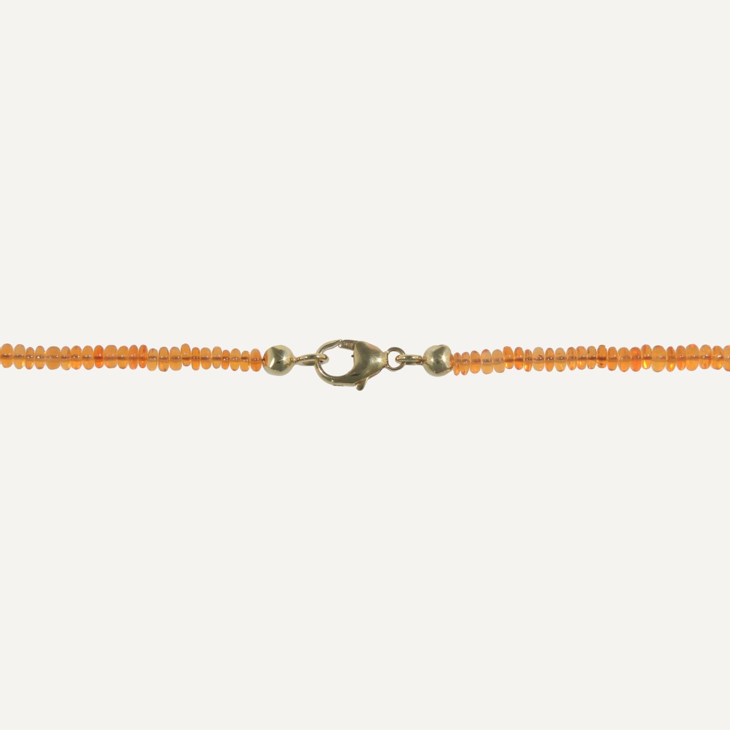 Collier Feueropal ca. 27,00 ct Gelbgold