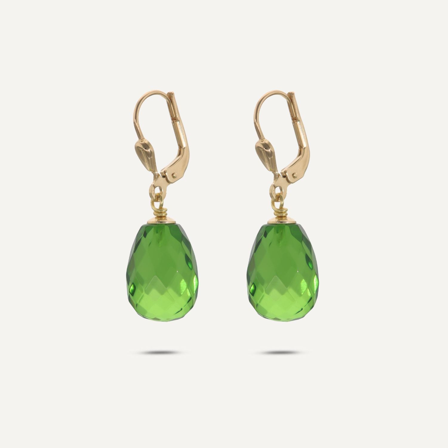 Ohrhänger Bernstein ca. 6,50 ct Gelbgold