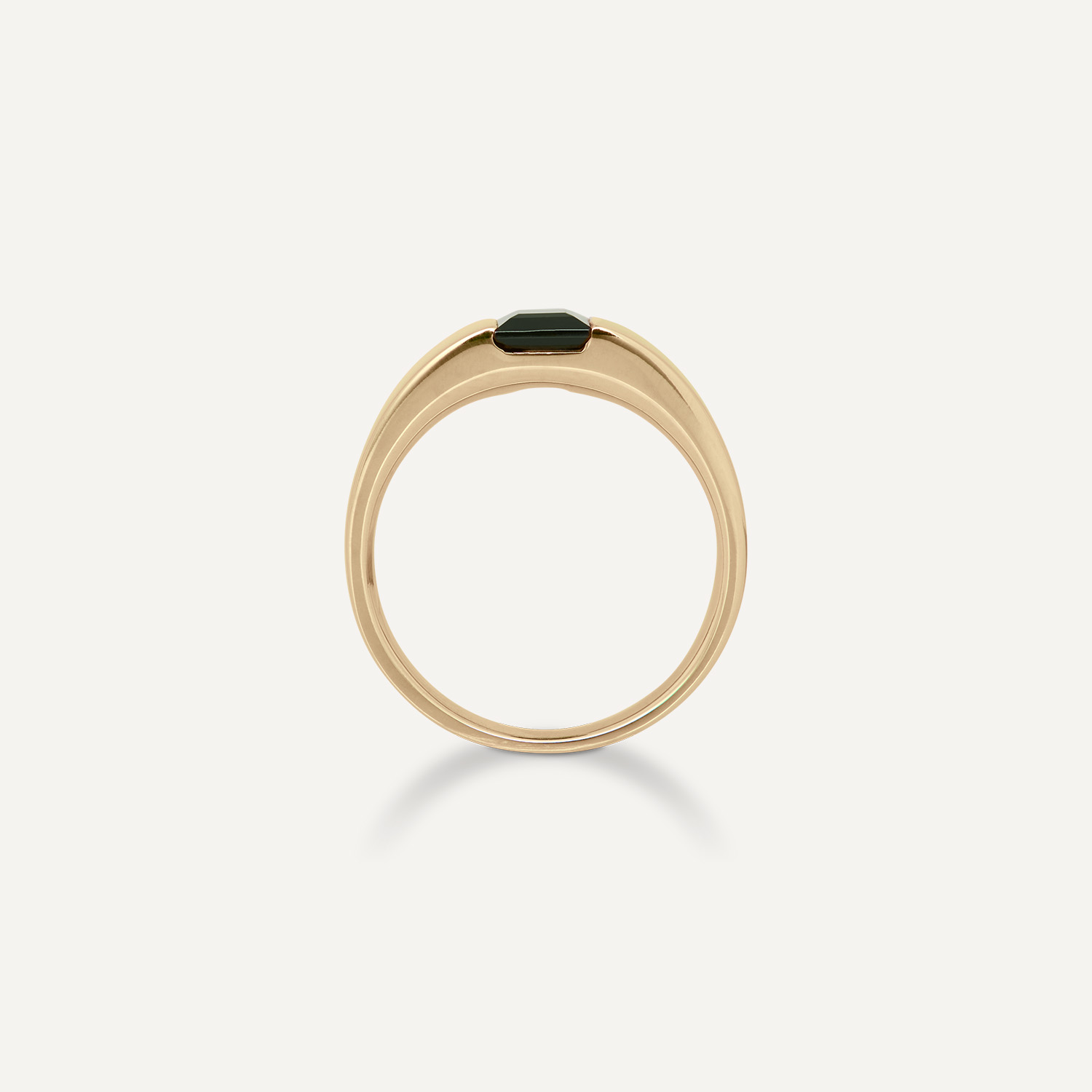 Ring Turmalin ca. 0,70 ct Gelbgold